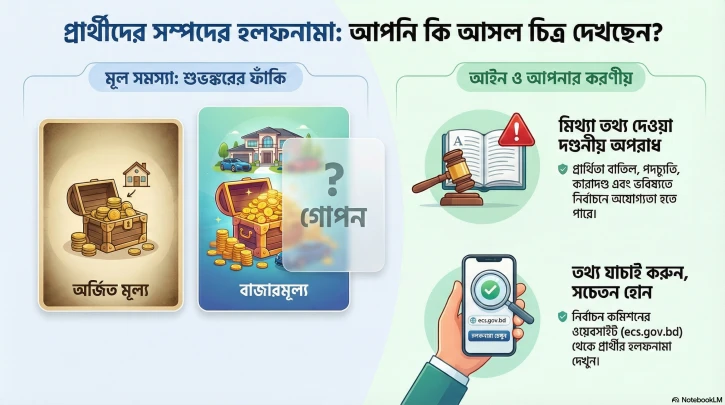 নির্বাচনে প্রার্থীদের সম্পদের হিসাবে এত গড়মিল কেন?